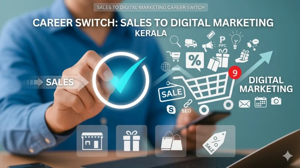 sales to digital marketing career switch Kerala