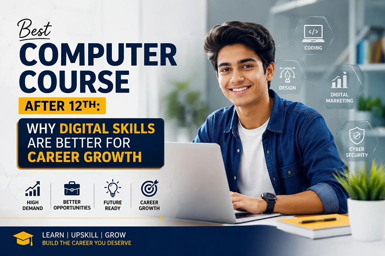 Best computer course after 12th for career growth.