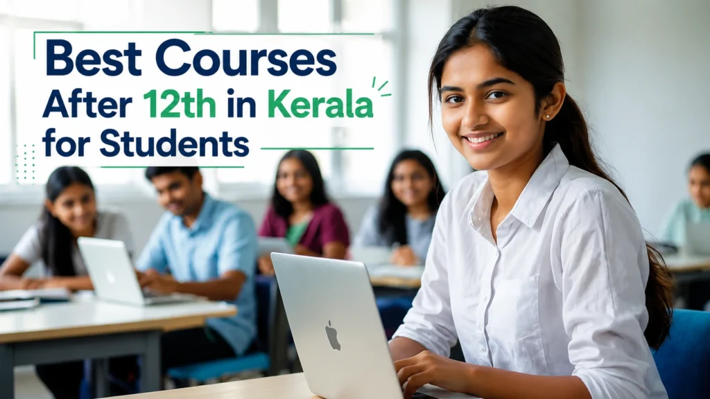 Student exploring the best courses after 12th in Kerala.